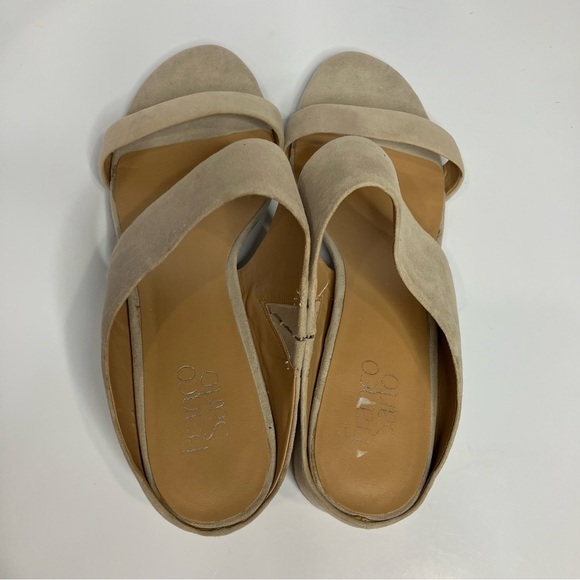 Franco Sarto tower block Heel sandals tan size 11 - Picture 4 of 7